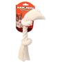 Flossy Chews 100-Percent Cotton White Rope Bone, Small, 9-Inch