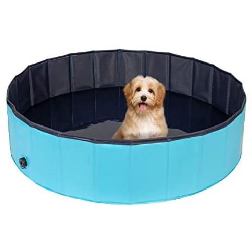 Scurrty Foldable Dog Pet Bath Pool Portable Dogs Cats Swimming Bathing Tub Bathtub Wash Tub Water Pond Pool Pet Pool
