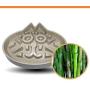 Simply Pets Online Slow Feed Cat Bowl - Large Puzzle Feeder for Cats and Small Dogs - Slow Down Eating - Eco-Friendly Bamboo Fibre - Designed by Veterinarians (Blue, Purple, Ivory)