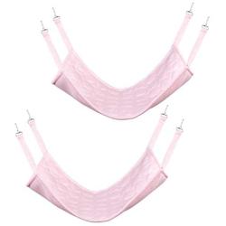Wontee 2 Pack Cat Ice Silk Hammock Washable Summer Sleeping Bed for Cats Kitten Puppy Chinchilla Ferret