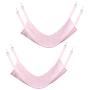 Wontee 2 Pack Cat Ice Silk Hammock Washable Summer Sleeping Bed for Cats Kitten Puppy Chinchilla Ferret