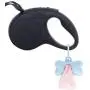 Dog Pet Waste Poop Bags Scented with Lavender in Rainbow Pastel with Leash Clip and Dispenser (1000 Bags, Lavender)