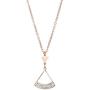 JENIGH JEWEL Necklace 18K Gold Plated Stainless Steel Pendant Necklace Gift Jewelry for Women