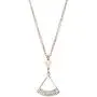 JENIGH JEWEL Necklace 18K Gold Plated Stainless Steel Pendant Necklace Gift Jewelry for Women