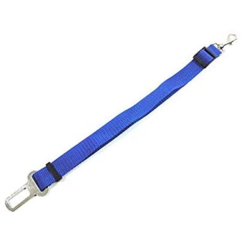 Pet Pet Dog Cat Car Seat Belt Adjustable Harness Seatbelt Lead Leash for Small Medium Dogs Travel Clip Safety Dog Leash 12 Color (Color : Blue)