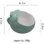 Tocrouy Big Mouth & Whale Shape Elevated Dog Feeder, Single Raised Cat Bowl Ceramic Bowl, Perfect for Small to Medium Sized Cats Tocrouy Big Mouth & Whale Shape Elevated Dog Feeder, Single Raised Cat Bowl Ceramic Bowl, Perfect for Small to Medium Sized Cats