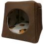 FY-LIVING Cozy Pet Bed Cave Nest for Cats&Dogs(Puppy) with Removable Cushion