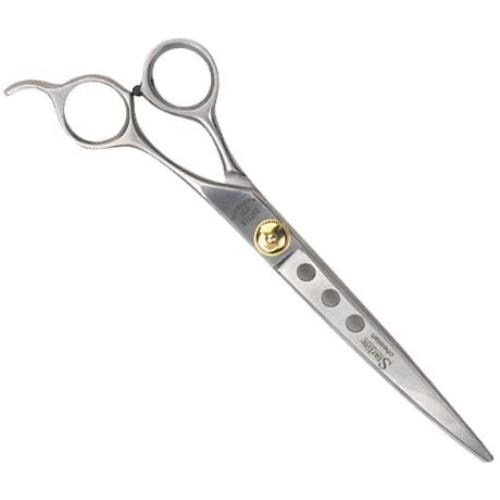 Geib Stainless Steel Cheetah Starlite Pet Curved Shears, 8-1/2-Inch