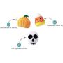 Fringe Studio Mini Dog Toy Set, Scary Cute, Set of 3 (289454), Multi-Colored Fringe Studio Mini Dog Toy Set, Scary Cute, Set of 3 (289454), Multi-Colored