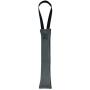 Taco Dog, Thick Dog Toy Grip Handmade from Full Grain Leather - Soft, Durable, and Safe - Perfect for Hanging or Interactive Play - Keep Your Dog Happy and Busy - Plastic Free Design - Charcoal Black