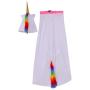 Rubies Unicorn Cape with Hood and Light-Up Collar Pet Costume