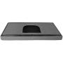Furhaven Pet - Ottoman and Footstool Living Room Pet House, Felt Cubby Cat Cave Hideaway, and Height Adjustable Kitchen Feeder Stand for Cats and Dogs - Multiple Sizes, Styles, and Colors