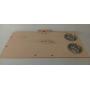 A Cats Domain Wall Mounted Cat Feeding Shelf (Elevated Diner) Physical Size: Depth- 12.75 Inches, Width- 18 Inches, Height- 2.5 Inches, (18 Width, Unfinished)