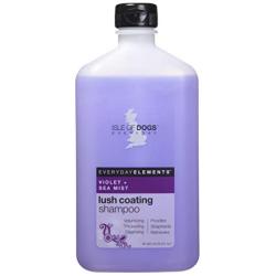 Everyday Isle of Dogs Lush Coating Dog Shampoo, Violet + Sea Mist, 16.9 Ounce
