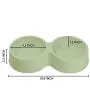 Beautyflier Pack of 2 Pet Feeder for Small Dog Cat Double Raise Bowls Plastic Food Water Container Beautyflier Pack of 2 Pet Feeder for Small Dog Cat Double Raise Bowls Plastic Food Water Container