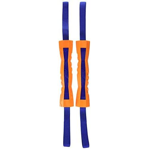 Nerf Dog Megaton Competition Stick Dog Toy, Lightweight, Durable and Water Resistant, 12 Inches, for Medium/Large Breeds, Single Unit, Blue/Orange