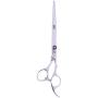 ShearsDirect Japanese Stainless Steel Straight Shear with Offset Ergonomic Handle, 9.0''
