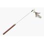 FairOnly Pet Manual Beads Feather Cat Teaser with Wooden Handle Puzzle Toy Convenient Life