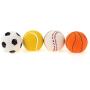 Chiwava Squeaky Latex Rubber Dog Toy Balls for Small Medium Dogs Interactive Chew Sound Fetch Play