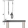Kinbelle Foldable Dog Grooming Arm - Pet Grooming Tool with Clamp, Loop Noose for Grooming Table,Height Adjustable… (B)