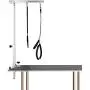 Kinbelle Foldable Dog Grooming Arm - Pet Grooming Tool with Clamp, Loop Noose for Grooming Table,Height Adjustable… (B) Kinbelle Foldable Dog Grooming Arm - Pet Grooming Tool with Clamp, Loop Noose for Grooming Table,Height Adjustable… (B)