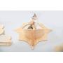 MYZOO Solar, Sun Shape, Wall Mounted Cat Shelves, Floating Perch, Cat Tree,Solid Wood