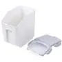 JingYi Pet Food Barrel,Pet Cat Food Barrel Grain Storage Damp-Proof Dog Feeder Sealed Feed Fresh Box with Measuring Cup Cat Food Barrel(#1) JingYi Pet Food Barrel,Pet Cat Food Barrel Grain Storage Damp-Proof Dog Feeder Sealed Feed Fresh Box with Measuring Cup Cat Food Barrel(#1)