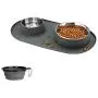 Dog Bowls Stainless Steel, Collapsible Dog Bowl with No Spill Non-Skid Silicone Mat Set, Three Feeder Food Water Bowl for Small Medium Large Dogs, Puppies, Cats and Pets, Pack of 3 Dog Bowls Stainless Steel, Collapsible Dog Bowl with No Spill Non-Skid Silicone Mat Set, Three Feeder Food Water Bowl for Small Medium Large Dogs, Puppies, Cats and Pets, Pack of 3