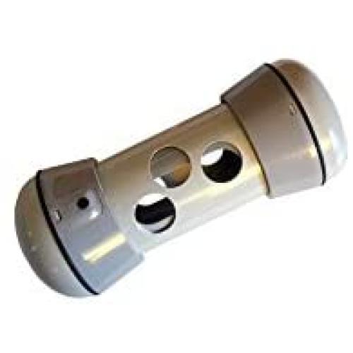 PIPOLINO-L+ - Beige and Grey - Mobile and Adjustable Dry Food Dispenser