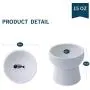 WUHOSTAM 2 Pack Ceramic Raised Cat Food Bowls,15 Ounces Porcelain Elevated Water Bowl, Porcelain Stress Free Backflow Prevention Feeding Pet Dish, Dishwasher and Microwave Safe (White) WUHOSTAM 2 Pack Ceramic Raised Cat Food Bowls,15 Ounces Porcelain Elevated Water Bowl, Porcelain Stress Free Backflow Prevention Feeding Pet Dish, Dishwasher and Microwave Safe (White)