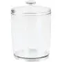 mDesign Tall Plastic Pet Storage Canister Jar with Lid - Holds Dog/Puppy Food, Treats, Toys, Medical, Dental and Grooming Supplies - Medium - 3 Pack - Clear mDesign Tall Plastic Pet Storage Canister Jar with Lid - Holds Dog/Puppy Food, Treats, Toys, Medical, Dental and Grooming Supplies - Medium - 3 Pack - Clear