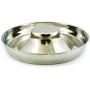 King International Stainless Steel Dog Bowl 3 Puppy Litter Food Feeding Weaning|SilverStainless Dog Bowl Dish| Set of 3 Pieces | 29 cm - for Small/Medium/Large Dogs, Pets Feeder Bowl and Water Bowl