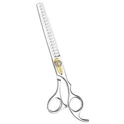 Klngstar Professional Razor Edge Series - 7.0''/8.0'' Japan 440C Silver Personality Design Pet Grooming Cutting Scissors - Dog Big Chunker Shears