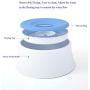 Norgail NO Spill Dog Water Bowl, Splash-Free Pet Bowl, Vehicle Carried Water Bowl for Dogs/Cats/Pets (Green-White)