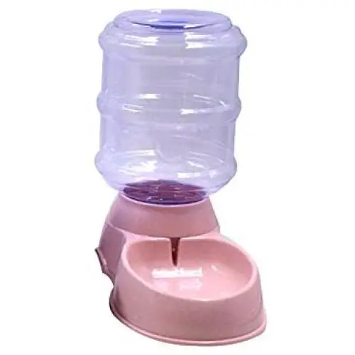 Blusea Automatic Pet Water Food Dispenser, 3.8L Large Capacity Self-Dispensing Gravity Pet Feeder Waterer Cat Dog Feeding Bowl Drinking Water/Automatic Feeding Pet Supplies (2, Light Pink) Blusea Automatic Pet Water Food Dispenser, 3.8L Large Capacity Self-Dispensing Gravity Pet Feeder Waterer Cat Dog Feeding Bowl Drinking Water/Automatic Feeding Pet Supplies (2, Light Pink)