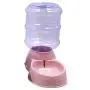 Blusea Automatic Pet Water Food Dispenser, 3.8L Large Capacity Self-Dispensing Gravity Pet Feeder Waterer Cat Dog Feeding Bowl Drinking Water/Automatic Feeding Pet Supplies (2, Light Pink) Blusea Automatic Pet Water Food Dispenser, 3.8L Large Capacity Self-Dispensing Gravity Pet Feeder Waterer Cat Dog Feeding Bowl Drinking Water/Automatic Feeding Pet Supplies (2, Light Pink)