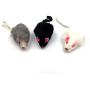 AXEL PETS 15 Variety Mice Rattle Sound, Catnip,3 Real Fur Mice, 3 Sisal Mice,3 Hypno Mice, 3 Rope Mice, 3 Fluffy Cheezers Fur Mice, Interactive Catch Play Mouse Toy for Cat, Pack of 15 Mice