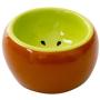 OMEM Hamster Bowl Ceramic Prevent Tipping Moving and Chewing Wonderful Food Dish for Small Rodents Gerbil Hamsters Mice Guinea Pig Cavy Hedgehog and Other Small Animals