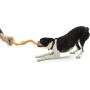 West Paw Zogoflex Bumi Dog Tug Toy (Large, Granny Smith) & Zogoflex Air Skamp Tug-of-War Stick Dog Chew Toy (Melon) – Interactive Toy for Dogs, Puppies – for Chewing, Catch, Carry, Fetch