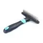 Pet Beauty Hair Brush Comb Blue Double Row Stainless SteelNail Needle Undercoat Rake for Dogs Cats Short Long Curly Wiry Hair Coats Pet Beauty Hair Brush Comb Blue Double Row Stainless SteelNail Needle Undercoat Rake for Dogs Cats Short Long Curly Wiry Hair Coats