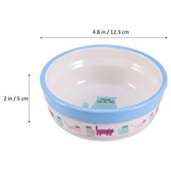 POPETPOP Ceramic Dog Bowl Puppy Dish Bowl Cat Food Water Feeder Bowl Blue