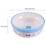 POPETPOP Ceramic Dog Bowl Puppy Dish Bowl Cat Food Water Feeder Bowl Blue
