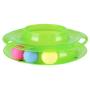 S-D-A Funny Cat Pet Toy Cat Toys Intelligence Triple Play Disc Cat Toy Balls Cat Crazy Ball Disk Interactive Toy