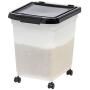IRIS USA Airtight Pet Food Container, Black MP-350