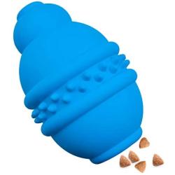 Dog Toys, Durable Dog Chew Toys for Aggressive Chewers Milk Flavored Tough Natural Rubber & Teeth Cleaning Chewing Ball Toys for Large/Medium Dogs Chasing Playing