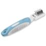 Pets First Professional Pet Mat Remover - Dematting Tool for Grooming Cats & Dogs - Removes Matted Fur, Tangles, Knots, Loose Hair & Dirt - Stainless Steel, Gentle Teeth, Soft Comfort Grip Handle