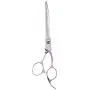 ShearsDirect Stainless Curved Set Handle Cutting Shear with Adjustable Gem Stone Tension, 7'' ShearsDirect Stainless Curved Set Handle Cutting Shear with Adjustable Gem Stone Tension, 7''