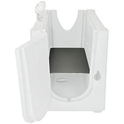 Pet Wash Enclosure with Removable Shelf