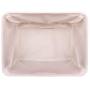 GUMEW White Canvas Cat Toy Basket Box for Cats Toy Storage. Size: 16in x 12.5ins x 7.5ins