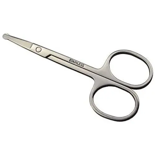 Motanar 3.5-Inch Stainless Steel Dog Pet Round-Tip Home Grooming Scissors for Nose Hair,Ear Hair,Face Hair,Paw Hair Motanar 3.5-Inch Stainless Steel Dog Pet Round-Tip Home Grooming Scissors for Nose Hair,Ear Hair,Face Hair,Paw Hair